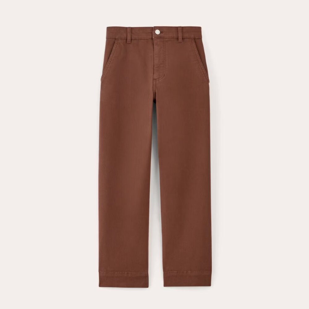 Everlane The Utility Straight-Leg Pant - 4 - Rosewood